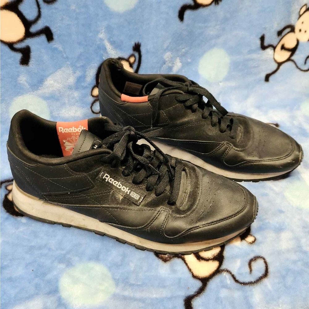Reebok Classic Shoe Men's Size 11 Athletic Black‎ Lifestyle Sneakers